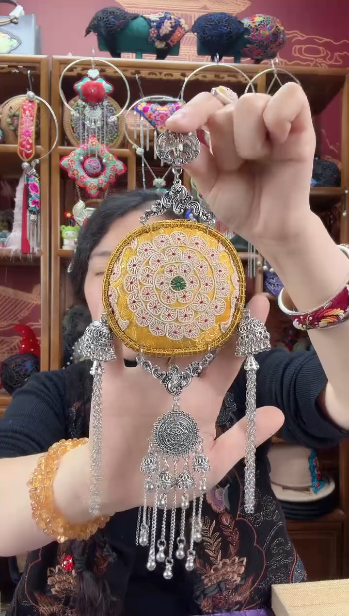 刺绣压襟20甜甜家