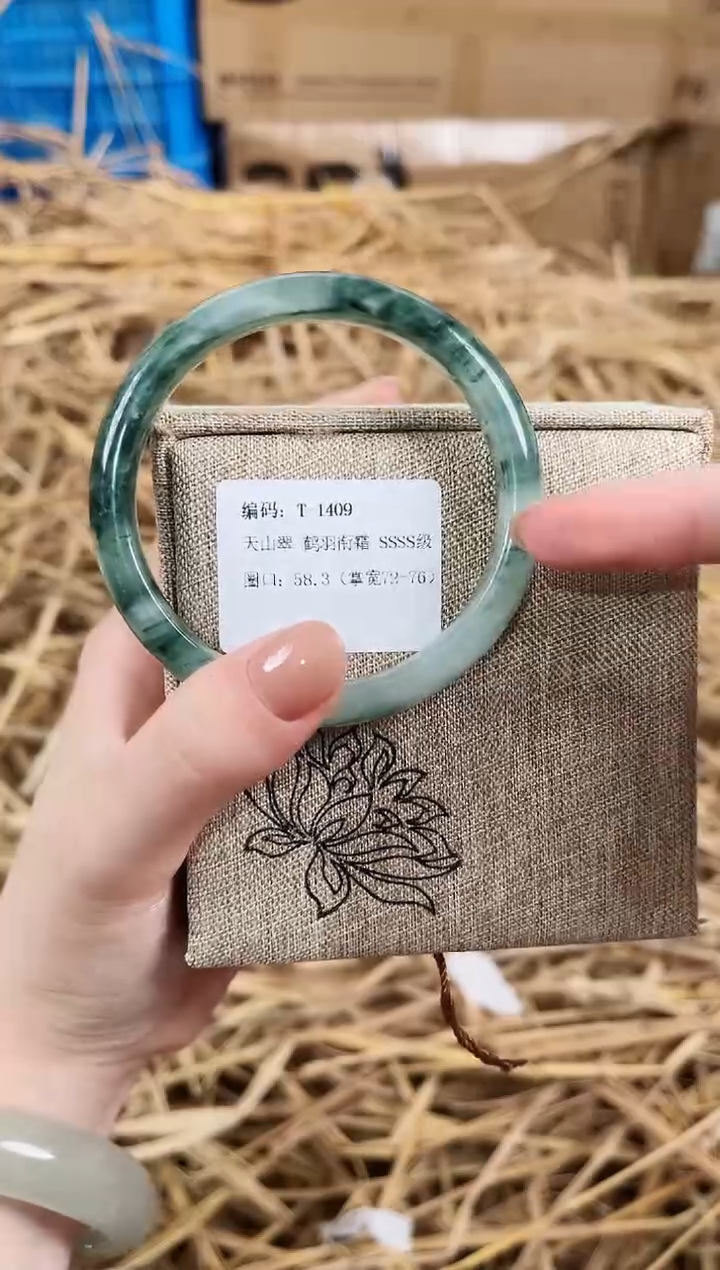 未镶嵌手镯石英质玉T1409