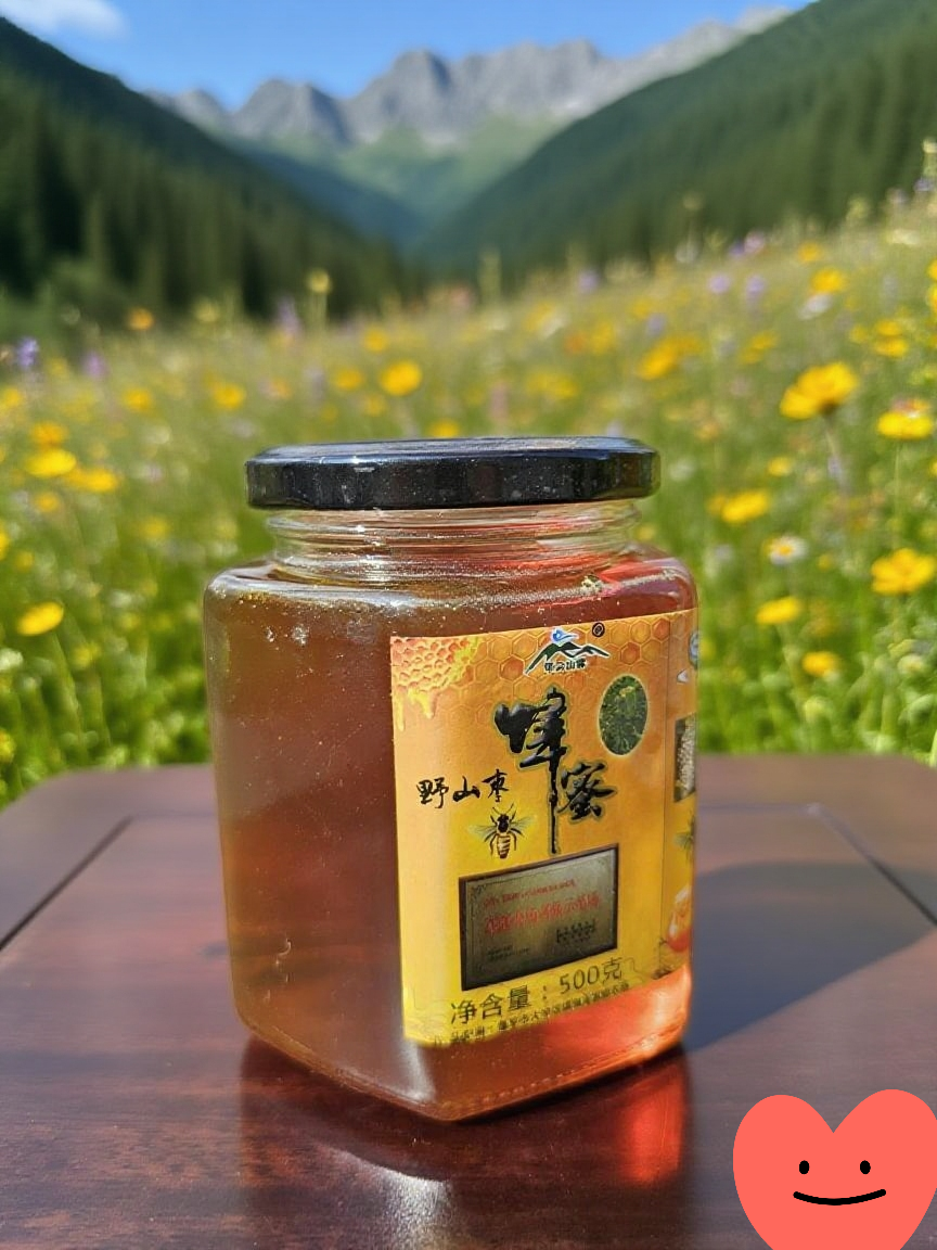 【头茬野山枣蜂蜜】纯正天然农家自产 孕妇老人可饮 野山枣花荆条花