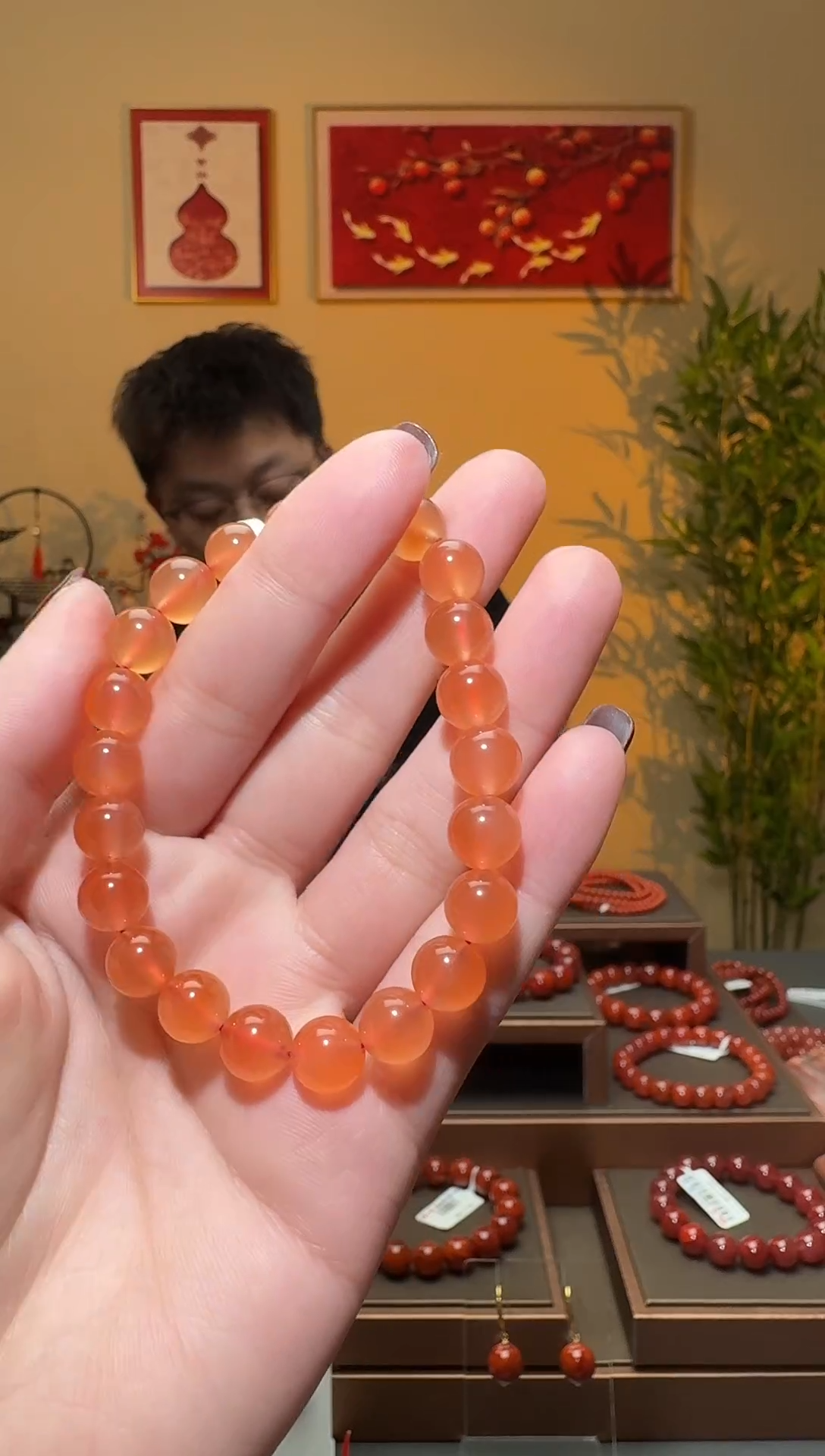 【闪购商品】南红玛瑙手串未镶嵌一条8mm+ 多样性发货   