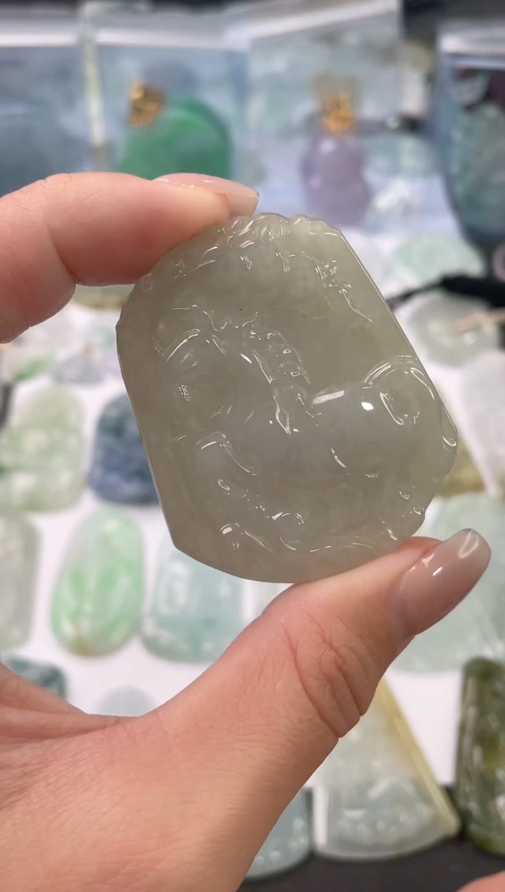 吊坠(不含链)未镶嵌翡翠多样性发其一