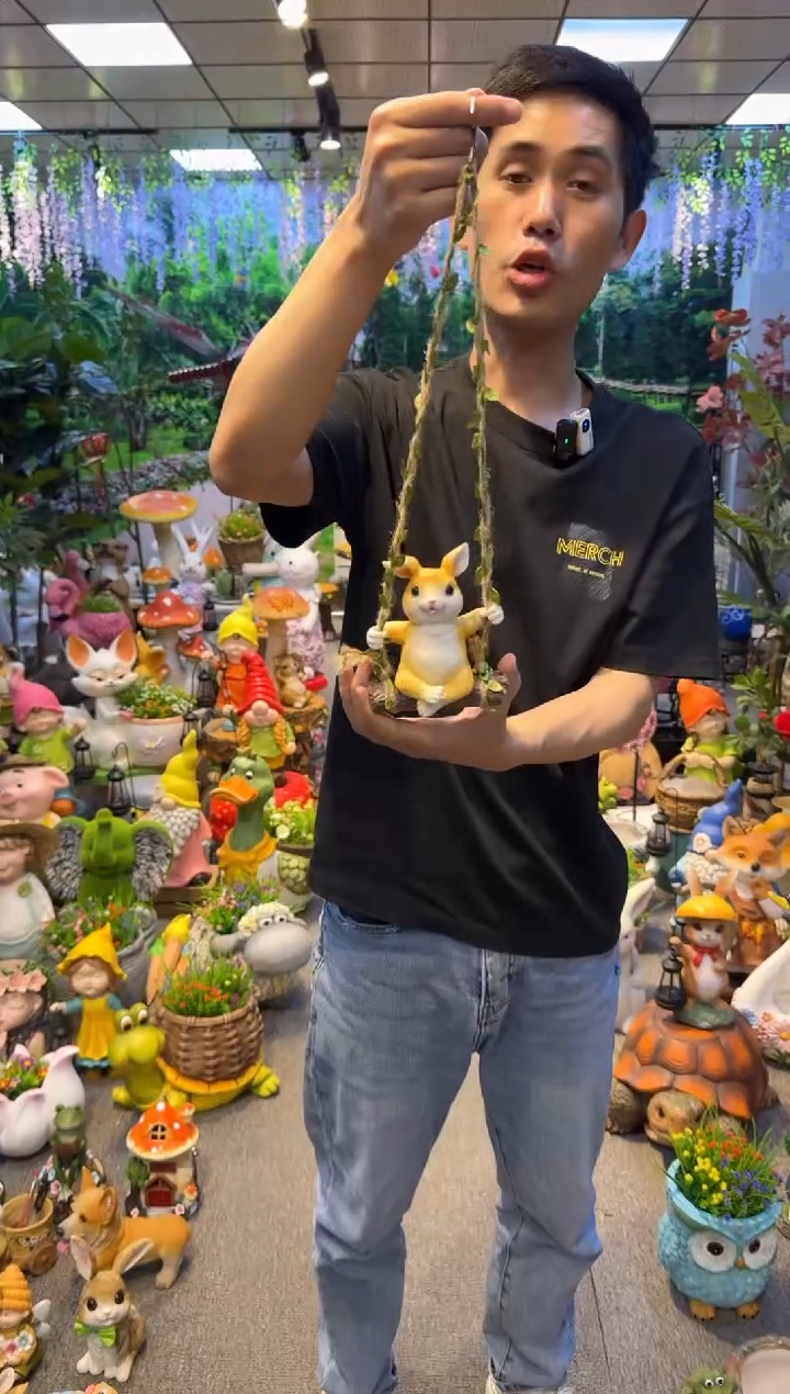 无花朵花园庭院摆件&00&