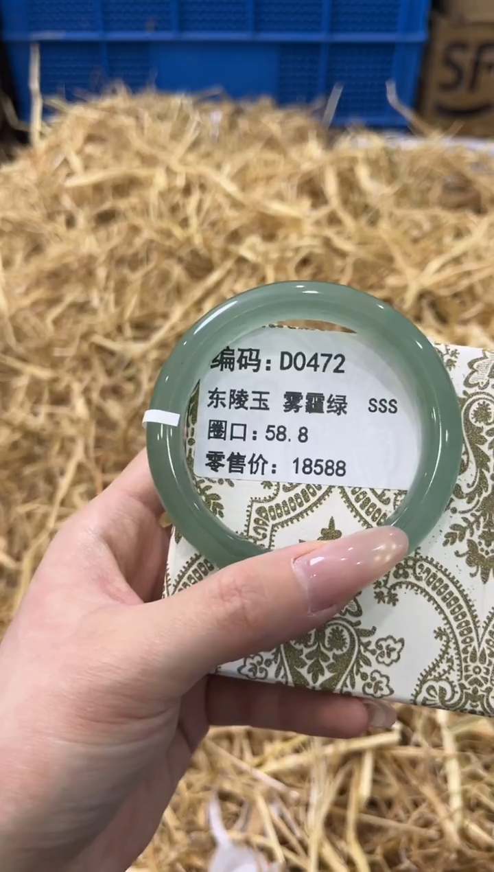 未镶嵌手镯石英质玉D0472