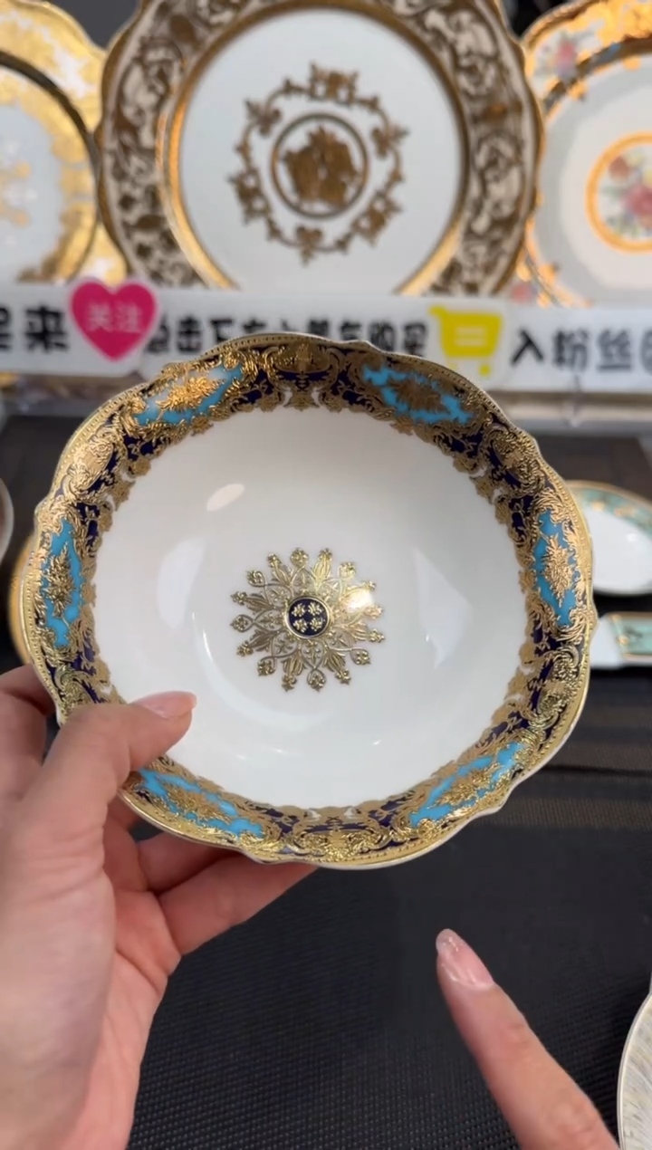 【闪购商品】瓷片6英寸水果碗 福利款