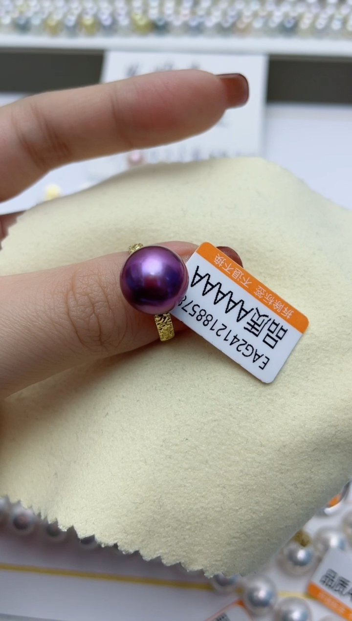 【闪购商品】淡水珍珠戒指银S925镶嵌W44
