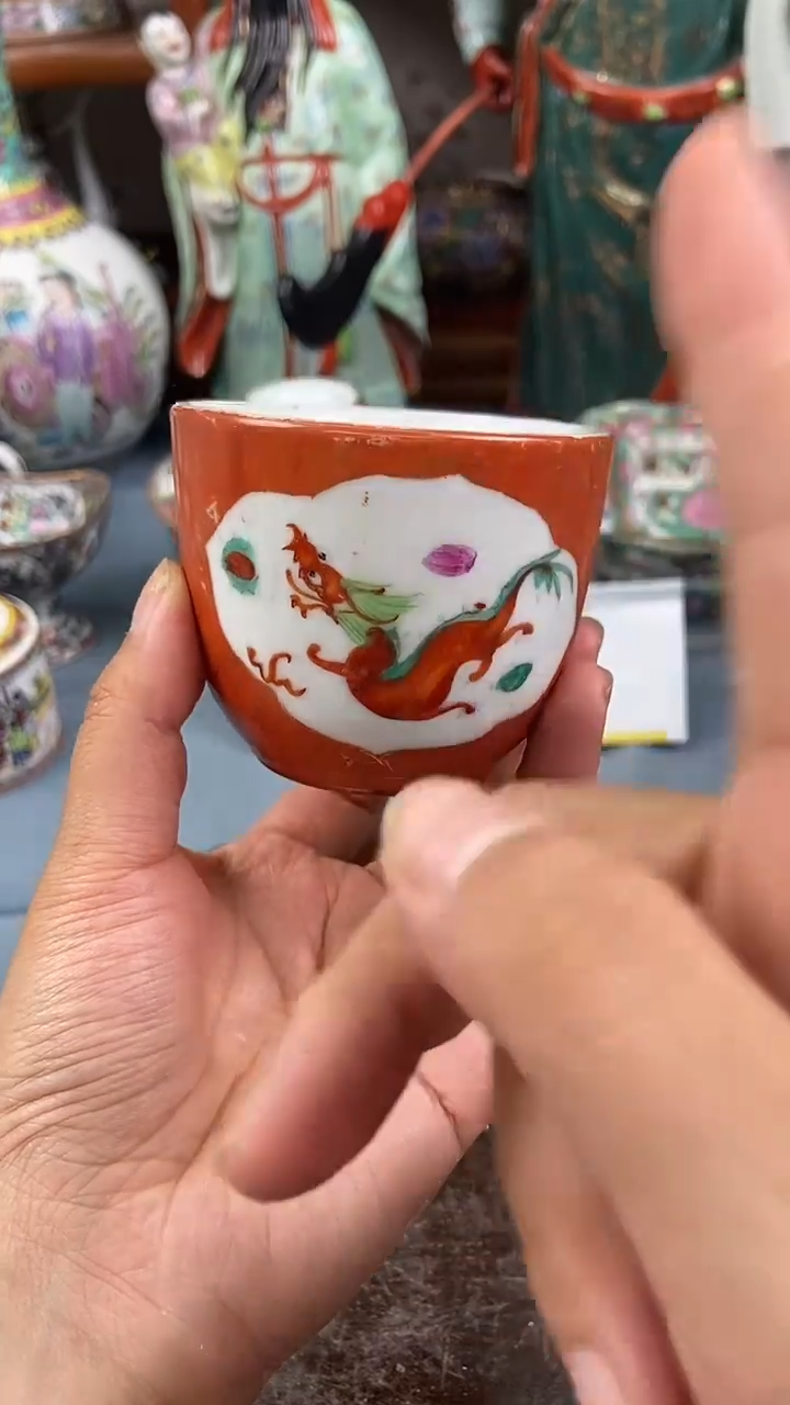 瓷片微瑕慎拍景德镇窑老厂瓷器单件