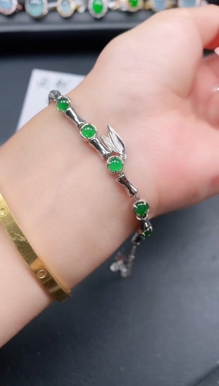 银S925镶嵌戒指翡翠111111