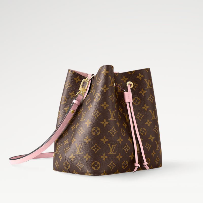 99新 LouisVuitton/路易威登 老花粉水桶单肩包手提包斜挎