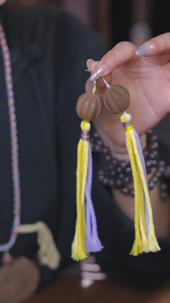 【闪购商品】泥塑生命之光 瓜珠耳饰款式