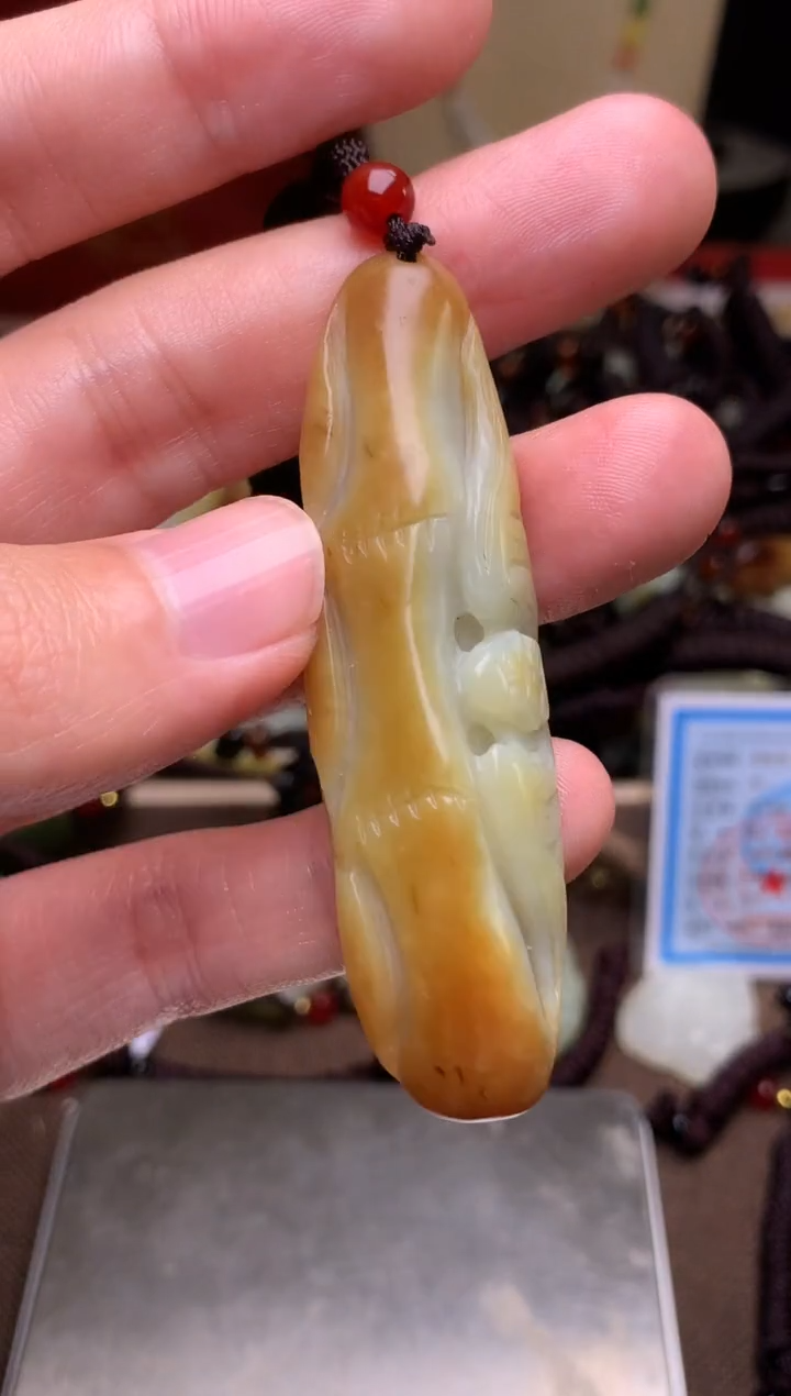 颈饰未镶嵌和田玉新疆料青海料清水和田玉吊坠