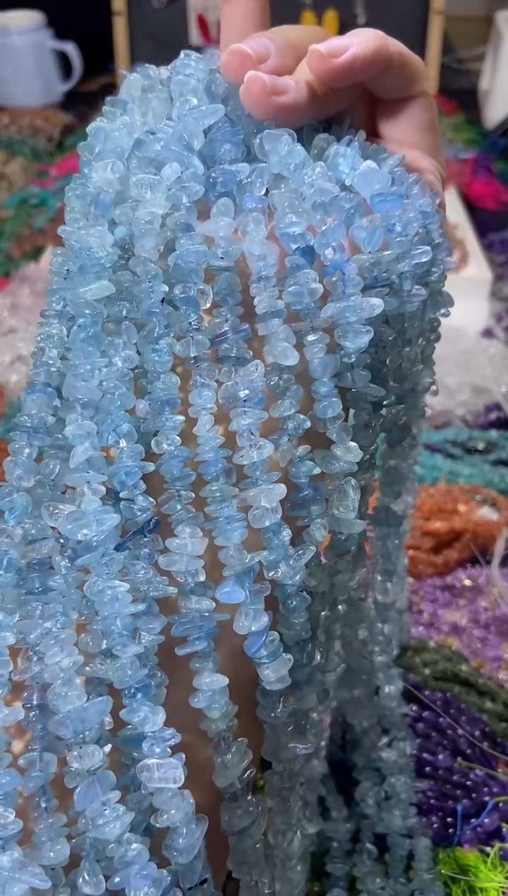 水晶珠宝半成品未镶嵌海蓝宝