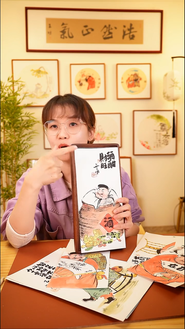 横款鹿鸣现代美术馆-仲维利老师作品