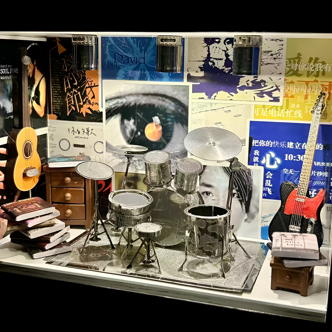 陶喆手工DIY相框小屋材料包拼装模型摆件陶吉吉的小屋自行拼装