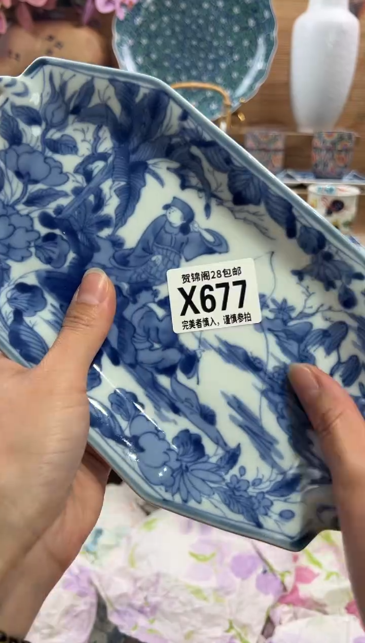 瓷片木      X677
