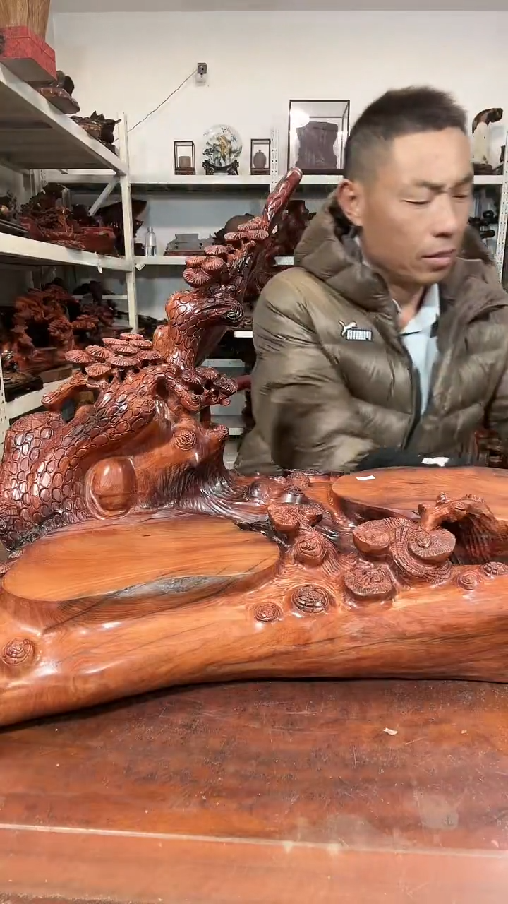 木真*笑红木随形创意底座yyds