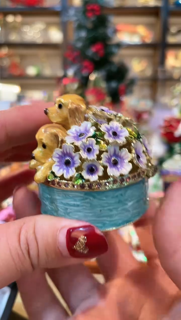 【闪购商品】珐琅彩首饰收纳盒