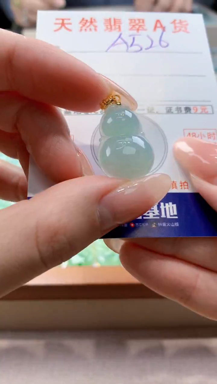 颈饰未镶嵌翡翠天然翡翠挂件