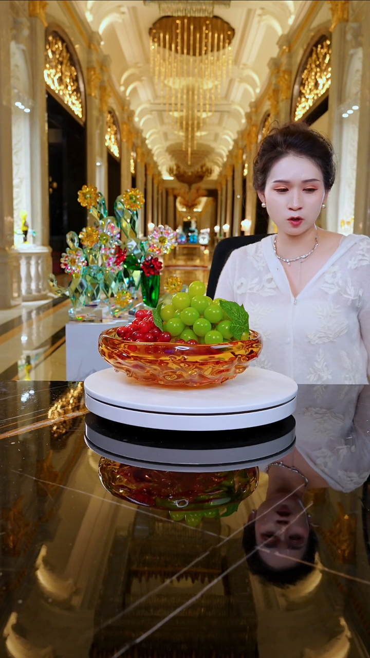 摆件AJ02016艺术琉璃果盘