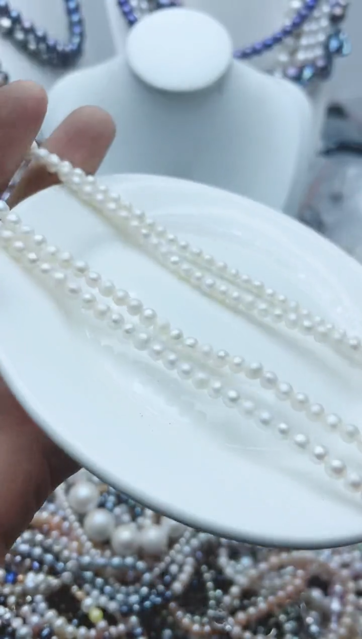【闪购商品】淡水珍珠颈饰钛钢1