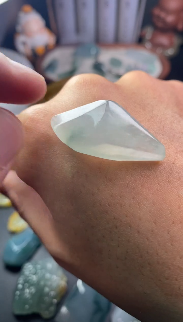 未镶嵌定制翡翠翡翠片料定制未镶嵌12.6-40