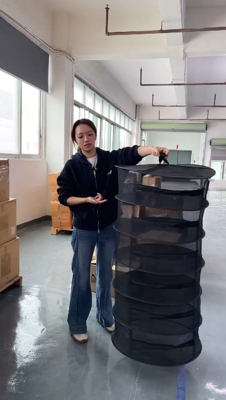 布6层晾衣篮/高度110，直径59