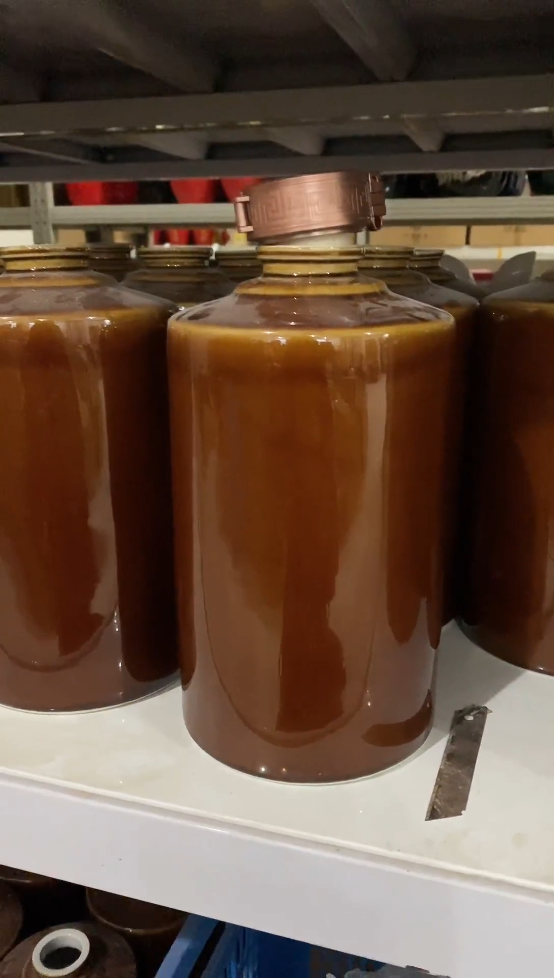 5斤亮光酱色直筒微瑕无锁不支持退换