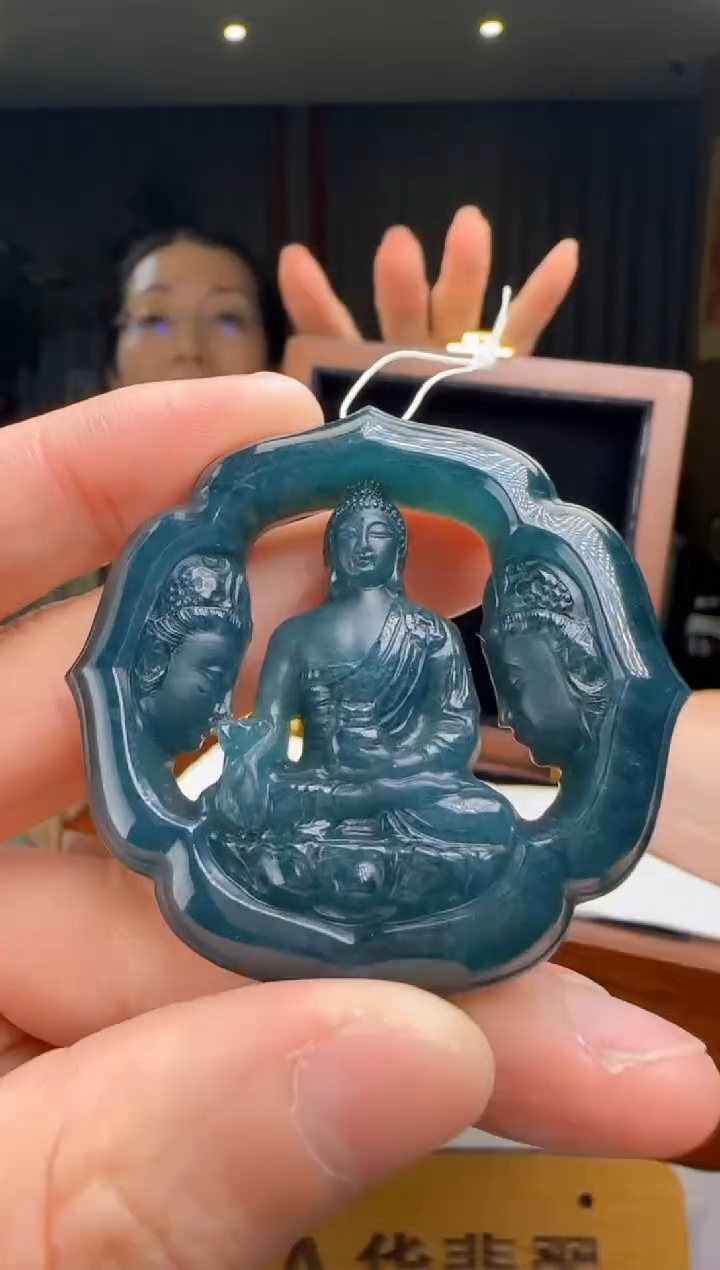 【闪购商品】翡翠吊坠(不含链)未镶嵌多样性发一DY@@WS1WX27356