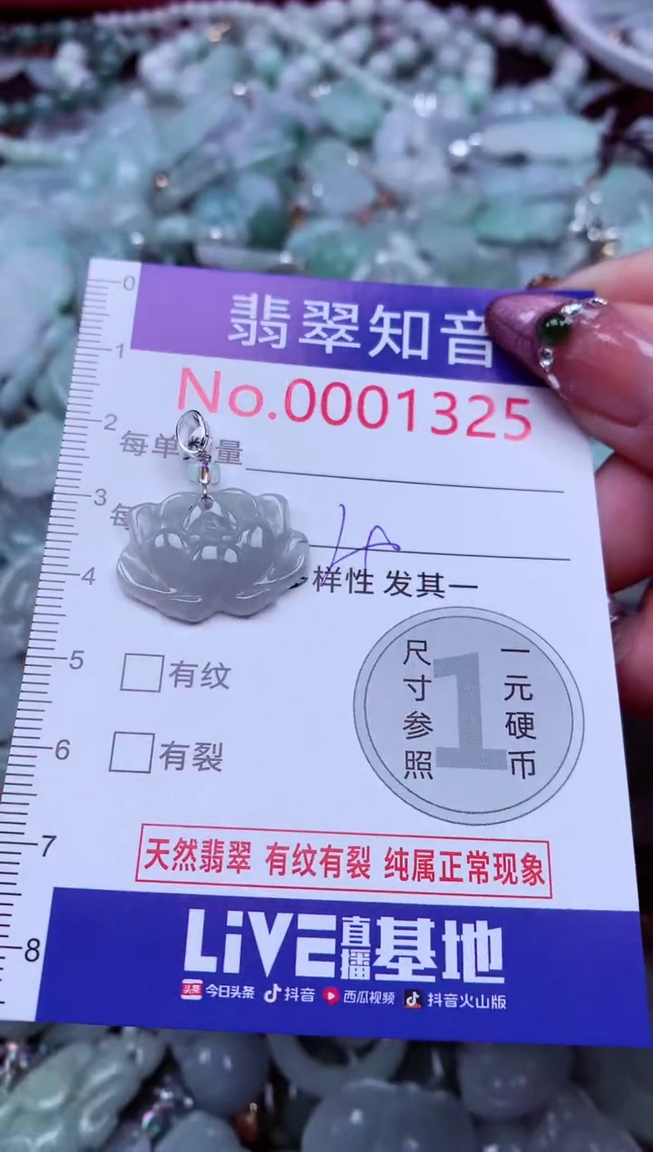 吊坠(不含链)未镶嵌翡翠1325