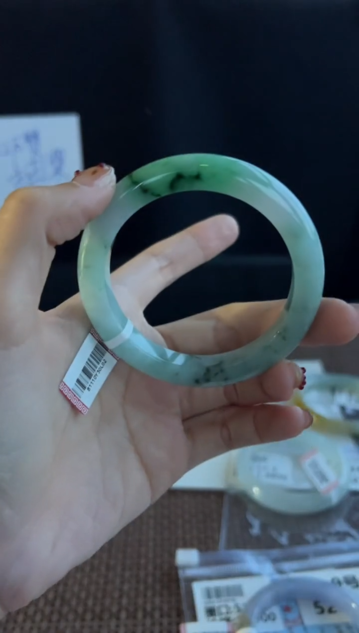 未镶嵌手镯翡翠37-1买断57.*10.*9.1