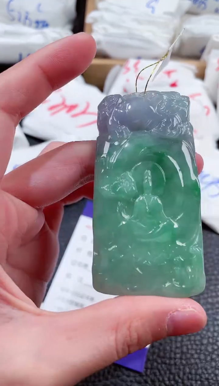 【闪购商品】翡翠颈饰未镶嵌00000059观音