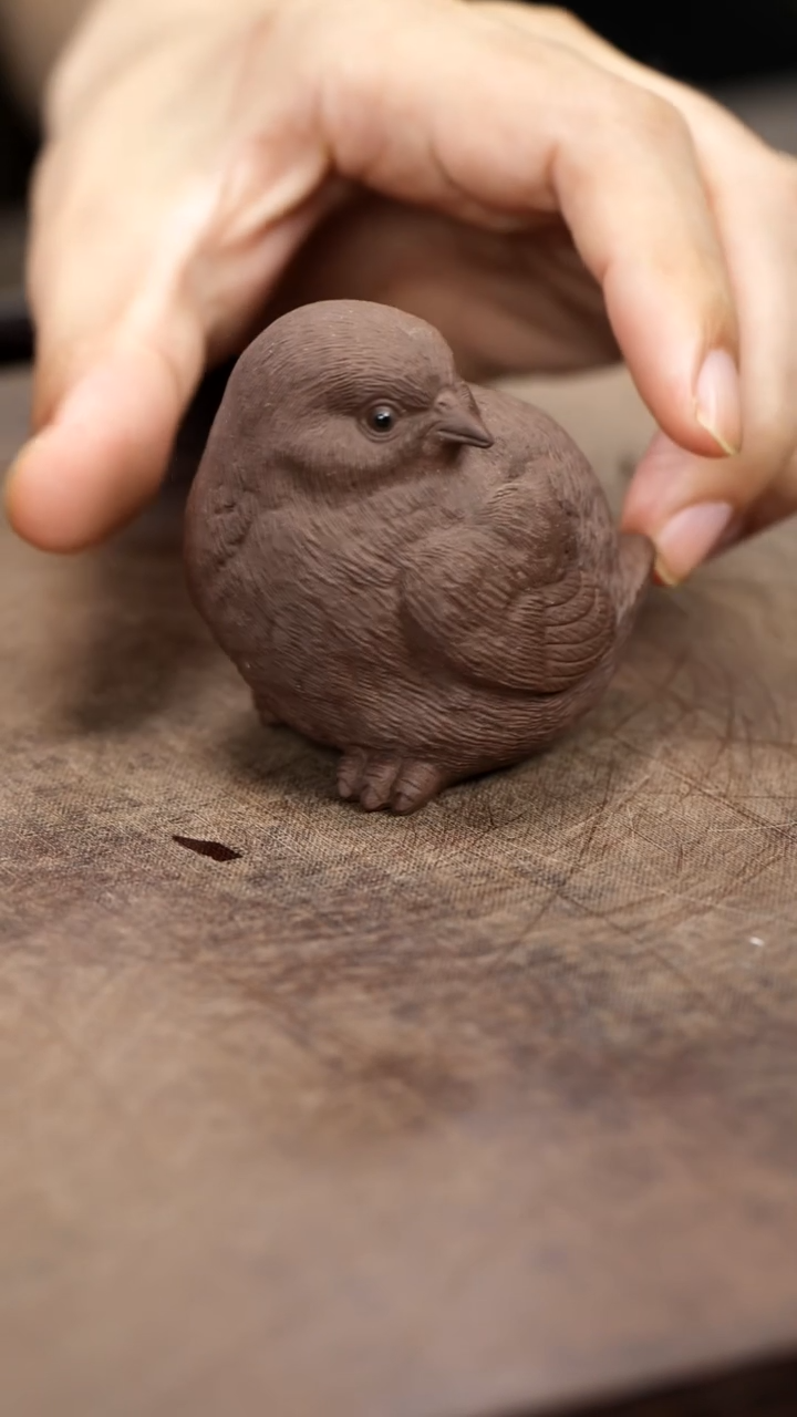 紫砂茶宠紫砂 小鸡