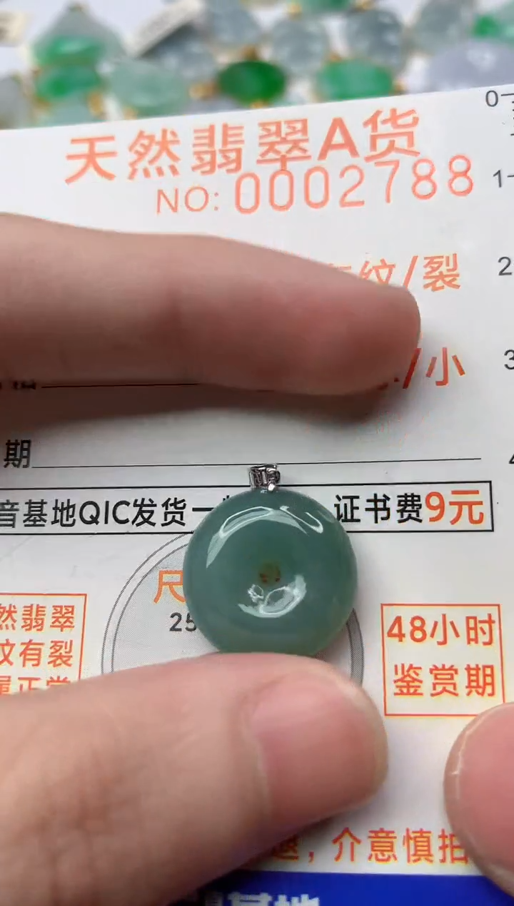 【闪购商品】翡翠颈饰18K金镶嵌2............