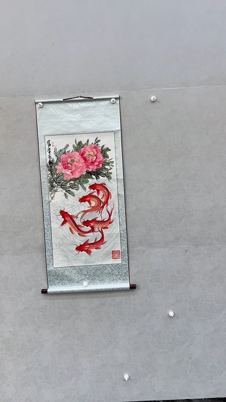 国画张文富张文富 富贵有鱼