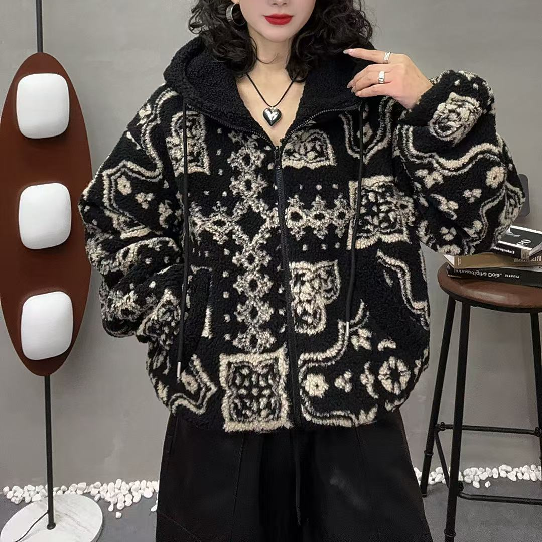 18747新款冬季加厚双面穿棉服