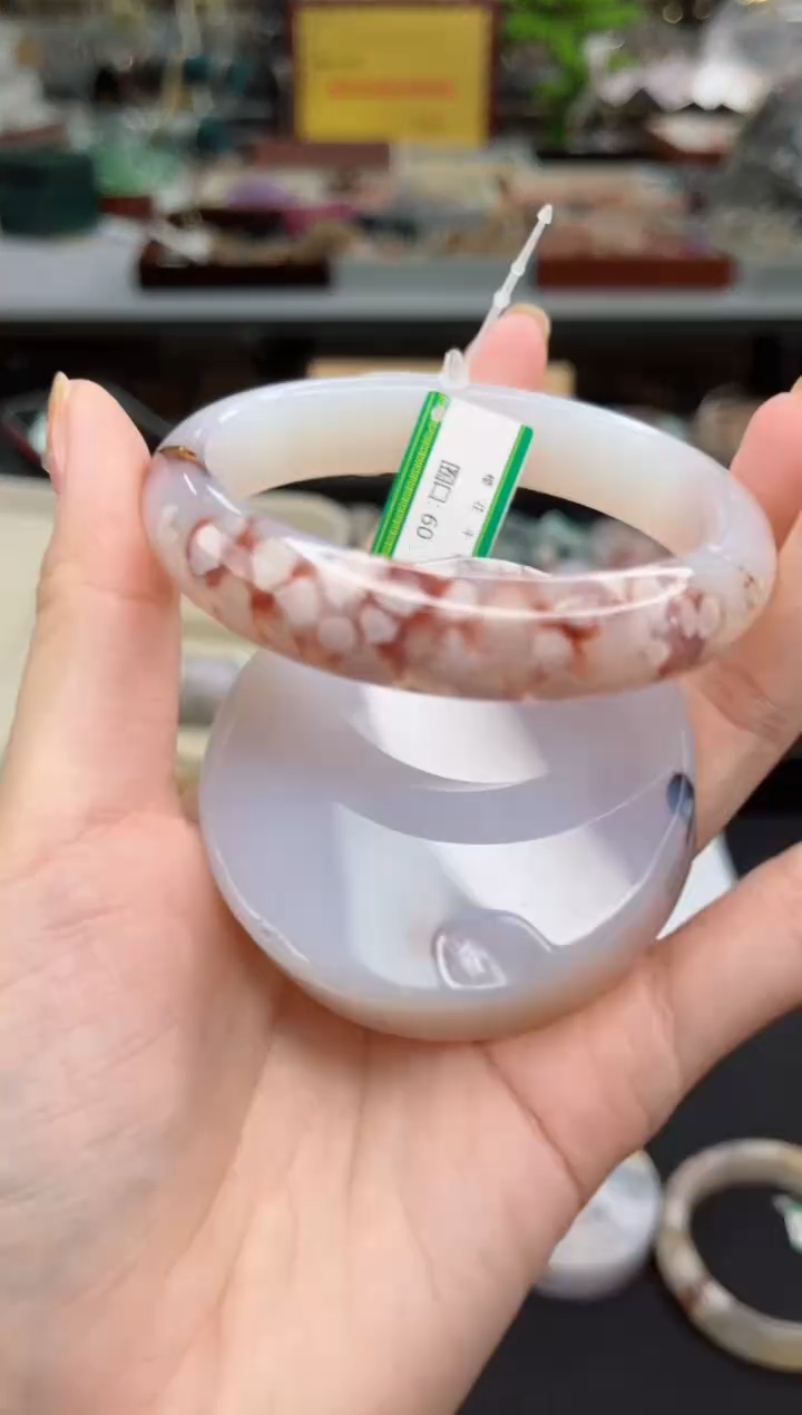 【闪购商品】石英质玉手镯未镶嵌60圈口（赠品镯心）6524568