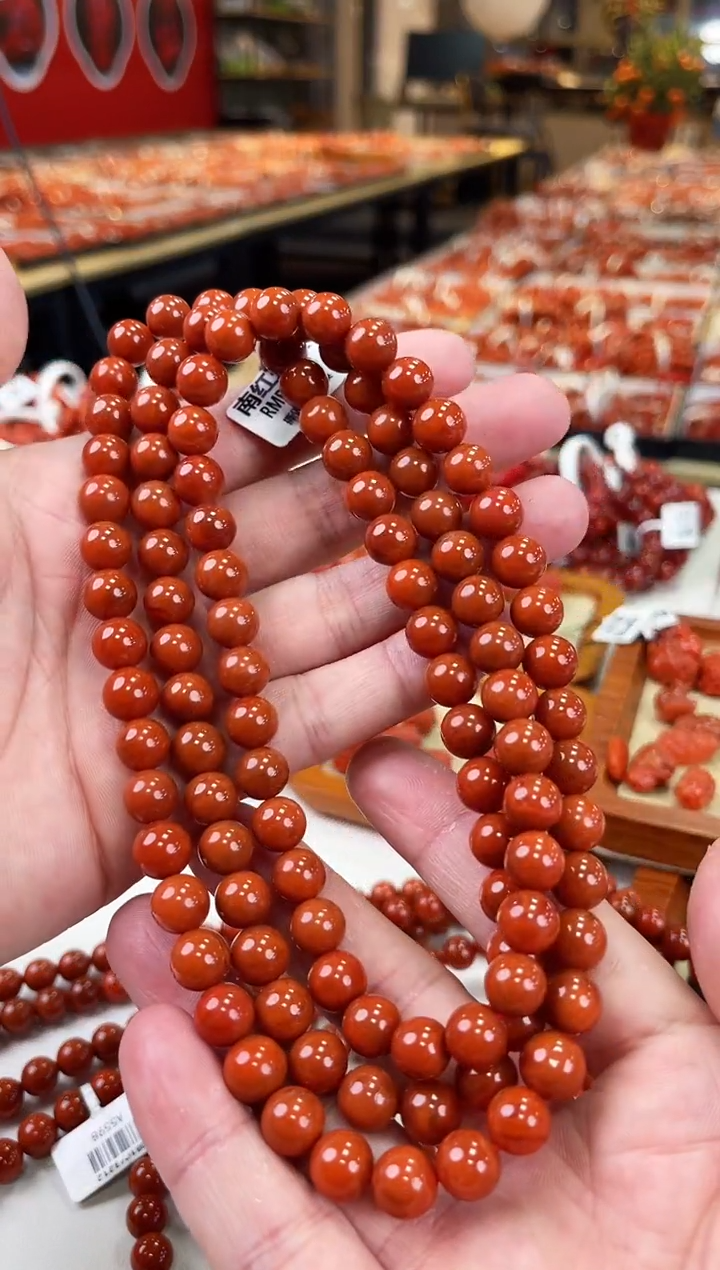 【闪购商品】南红玛瑙瓦西多圈9+未镶嵌一个/条