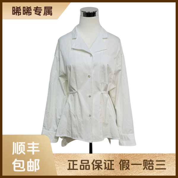 妃鱼/爱马仕/棉/衬衫/95新/s零三一四