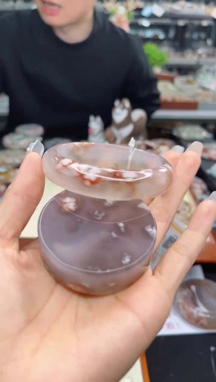 【闪购商品】石英质玉手镯未镶嵌59圈口（赠品镯心）677065