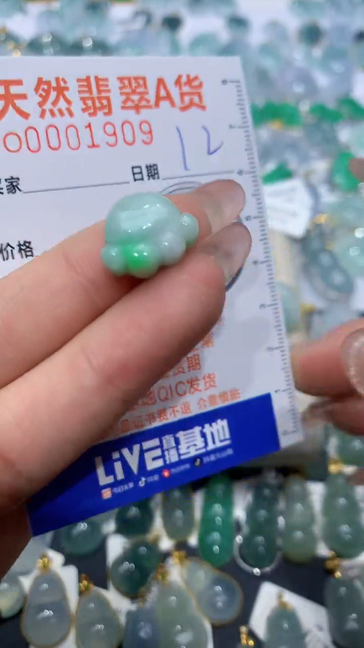 【闪购商品】翡翠颈饰未镶嵌天然缅甸A货翡翠13