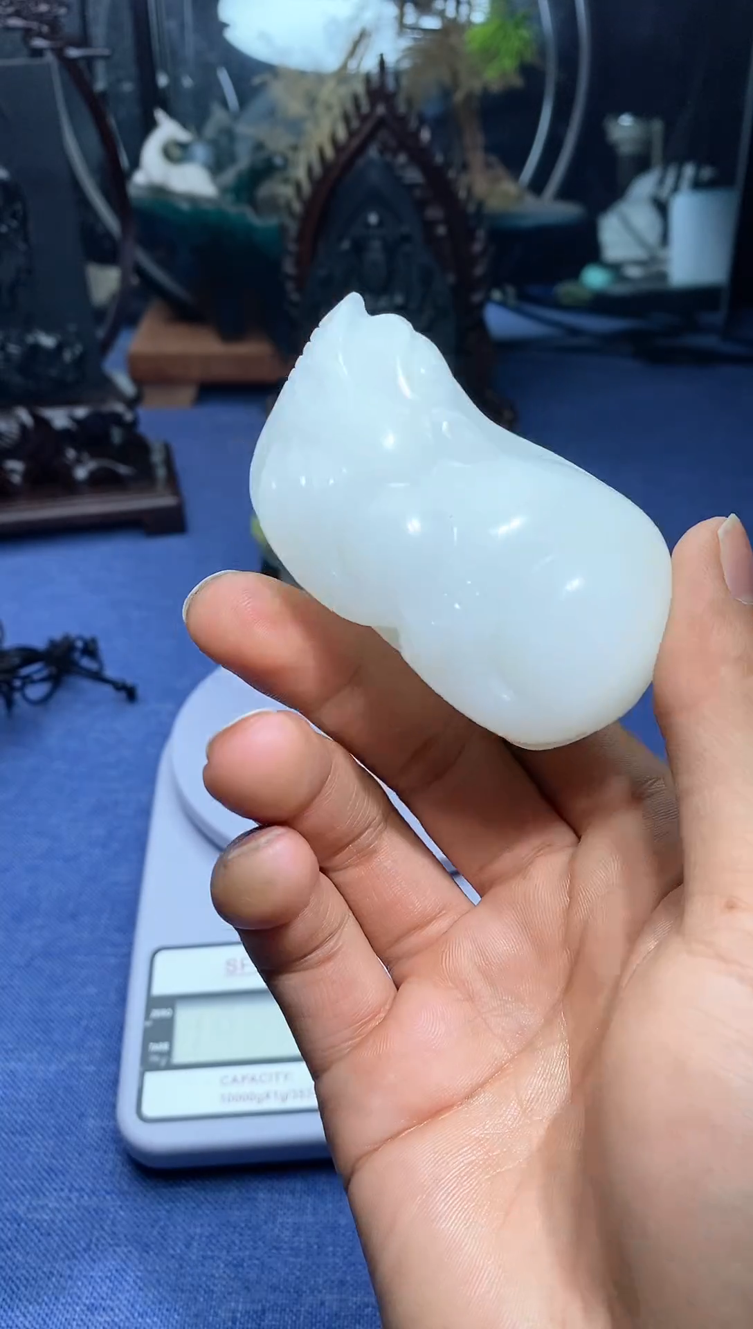 【闪购商品】和田玉颈饰未镶嵌大貔貅手把件