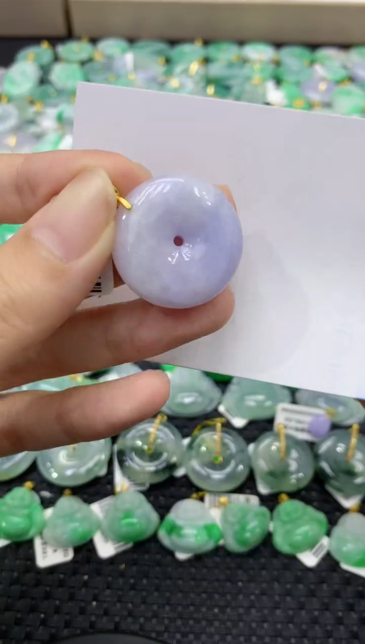颈饰未镶嵌翡翠天然缅甸翡翠A货