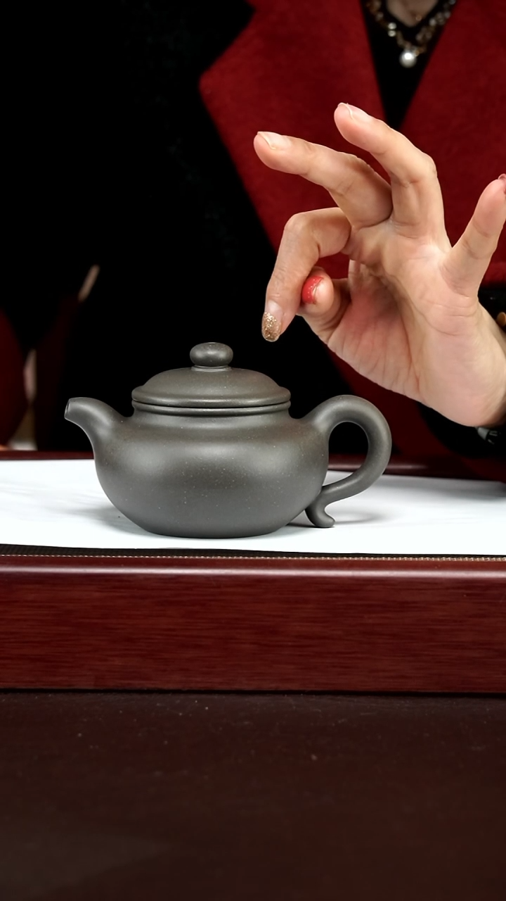 【闪购商品】紫泥茶壶天青200毫升