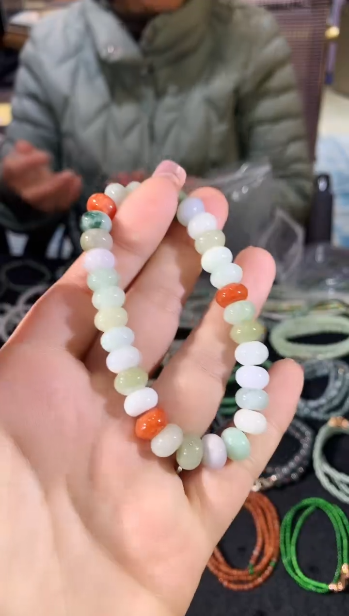 【闪购商品】翡翠手串未镶嵌013 zxy时尚翡翠