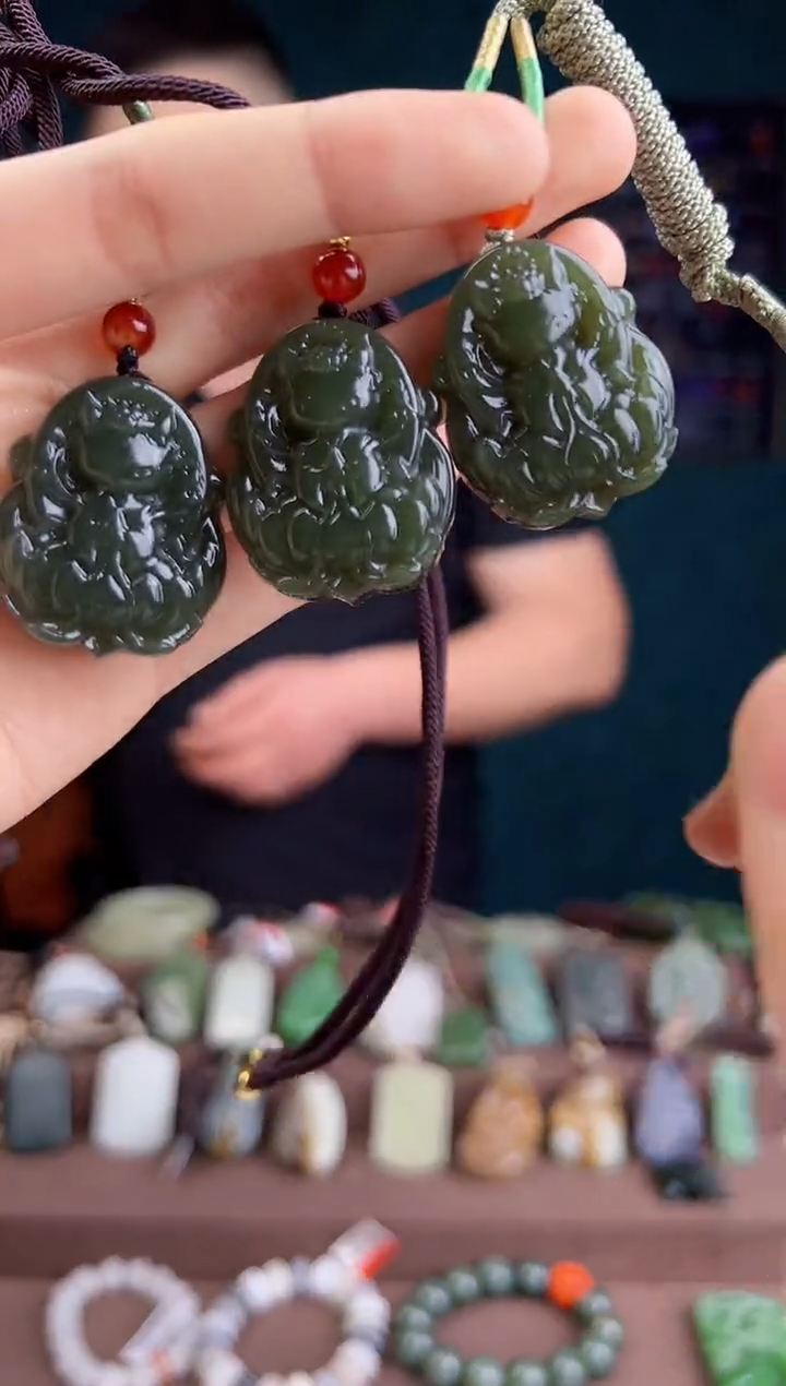 【闪购商品】和田玉颈饰未镶嵌ZZ 拍一发一 多样性发货