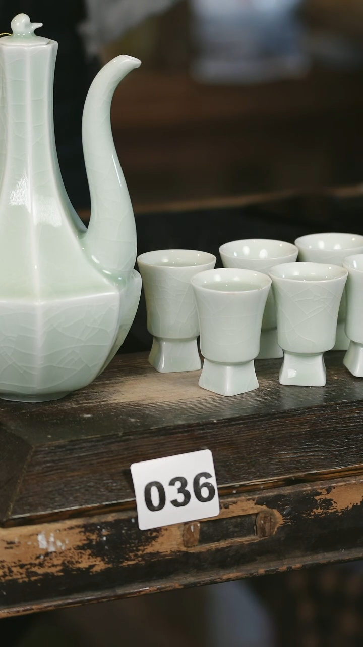 【闪购商品】瓷片036一壶六杯见山北野见山北野