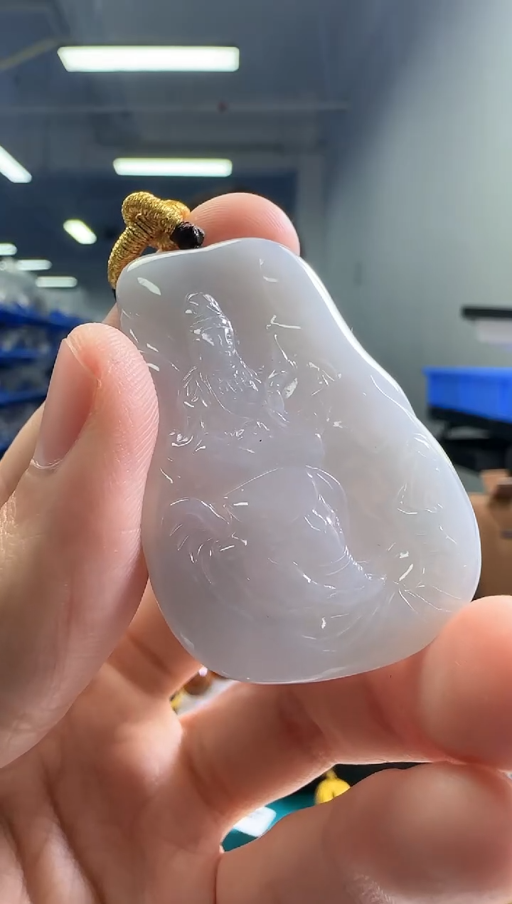 【闪购商品】翡翠吊坠(不含链)未镶嵌普贤吊坠77