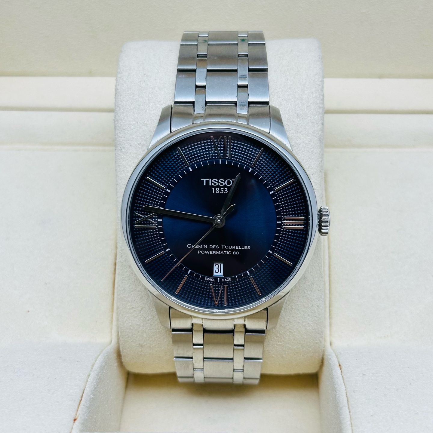 95新 Tissot/天梭 杜鲁尔 自动机械 316L精钢 42毫米 专柜价6650