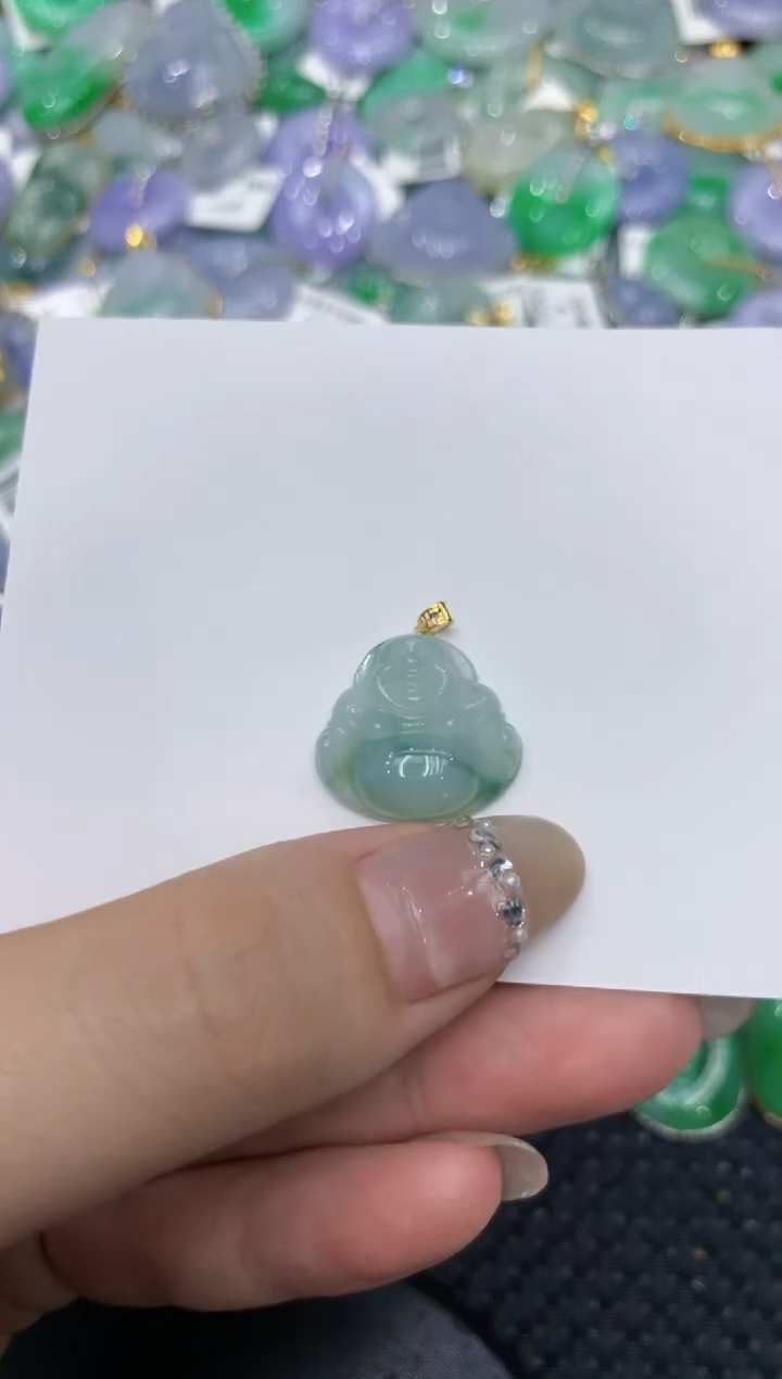 【闪购商品】翡翠颈饰18K金镶嵌222222222