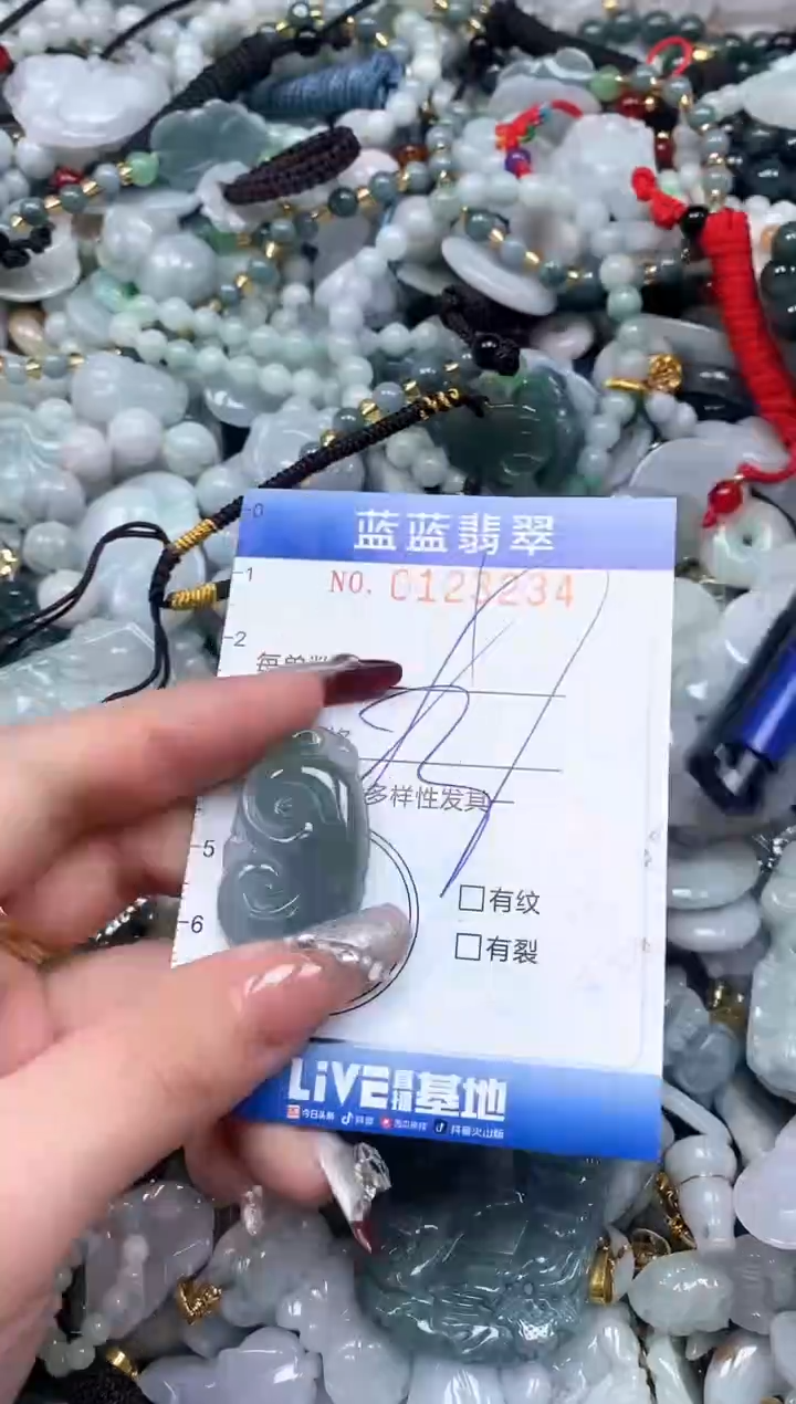 【闪购商品】翡翠颈饰未镶嵌闪购0123234多样性发其一