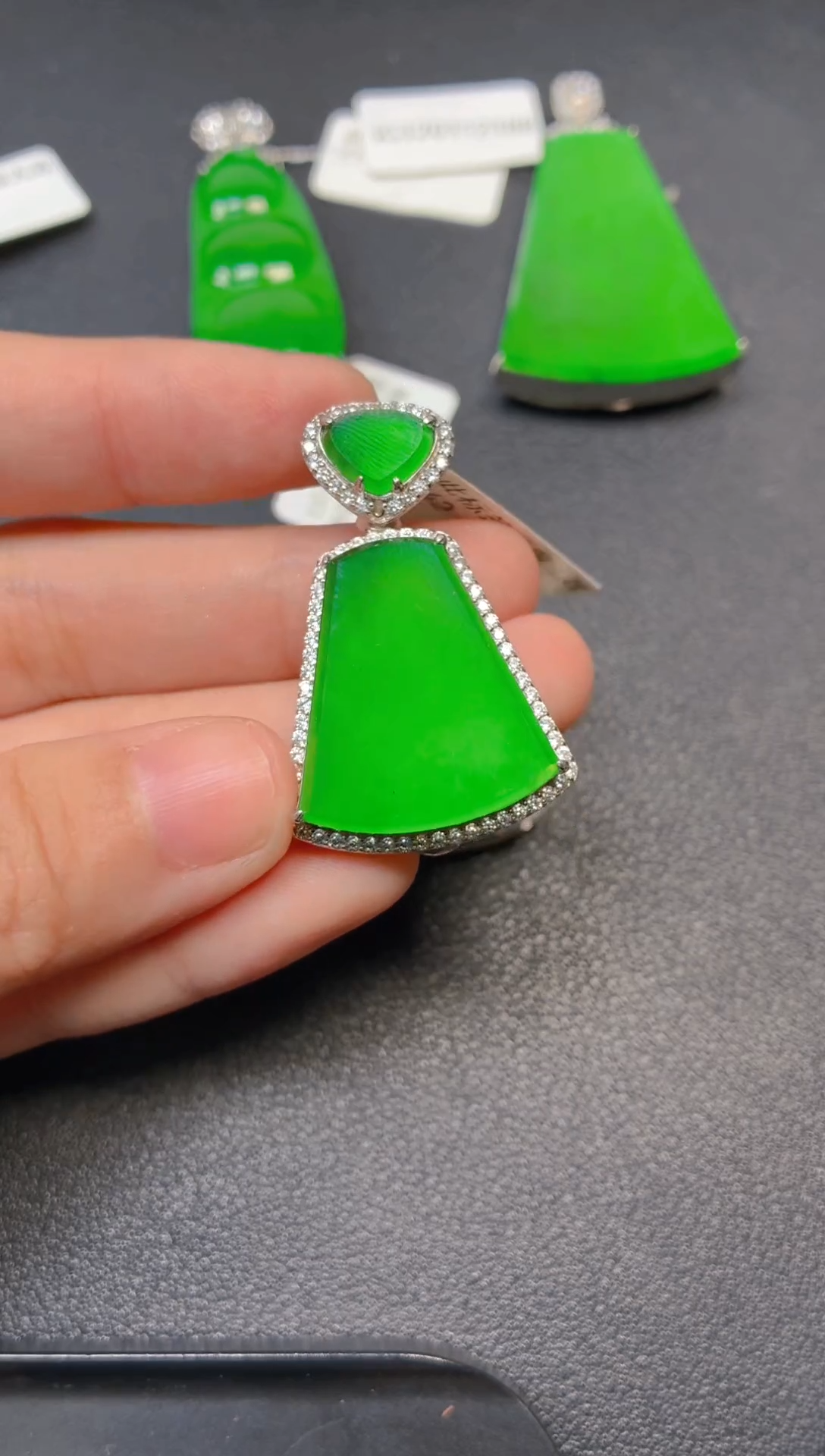 颈饰银S925镶嵌翡翠1